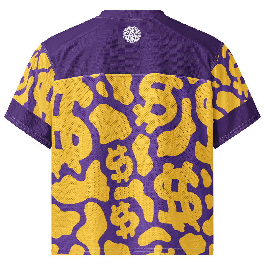 CA$H COW FOOTBALL JERSEY - ROYAL COW