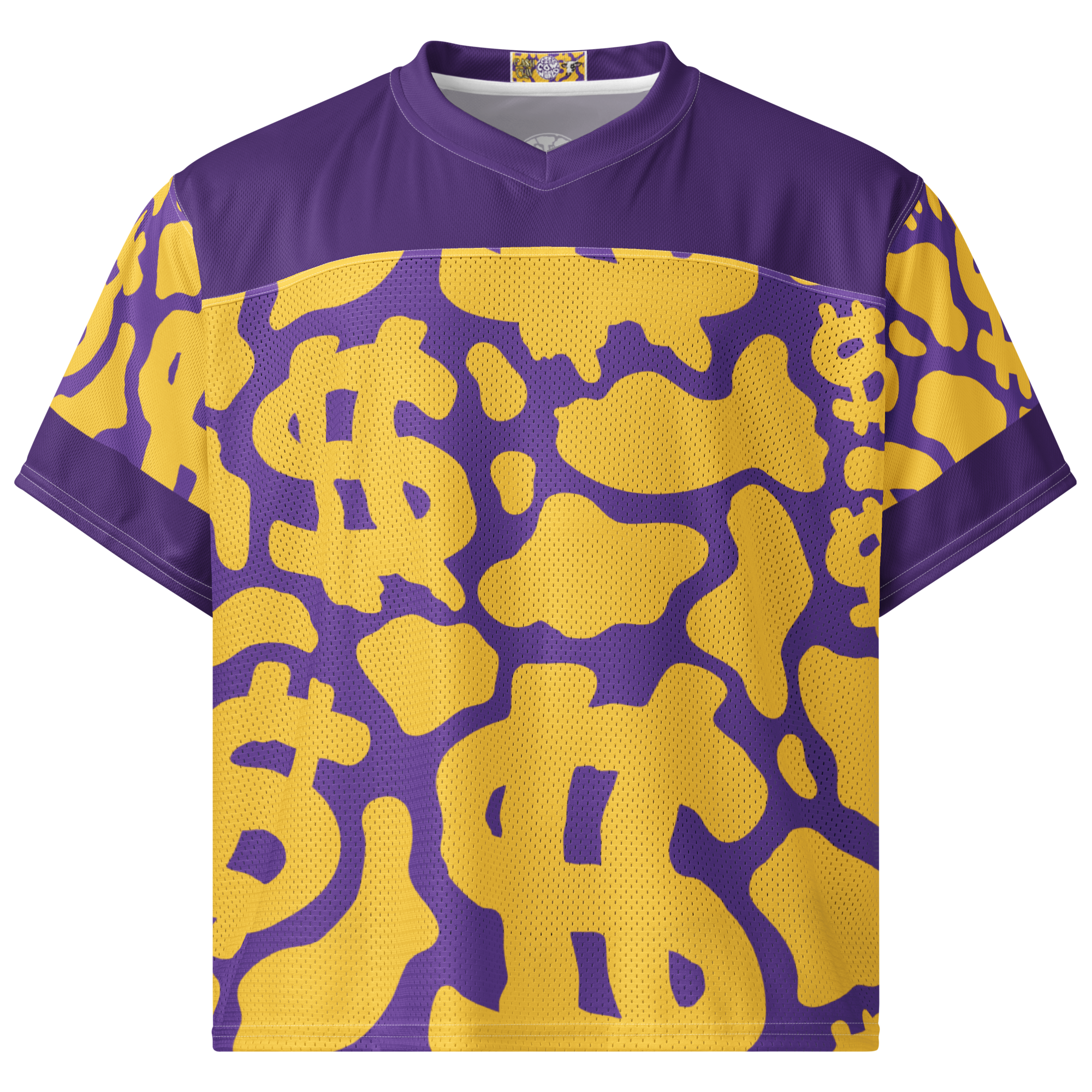 CA$H COW FOOTBALL JERSEY - ROYAL COW
