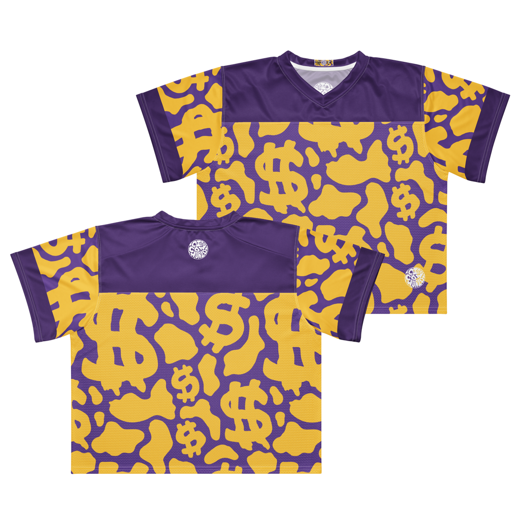 CA$H COW FOOTBALL JERSEY - ROYAL COW