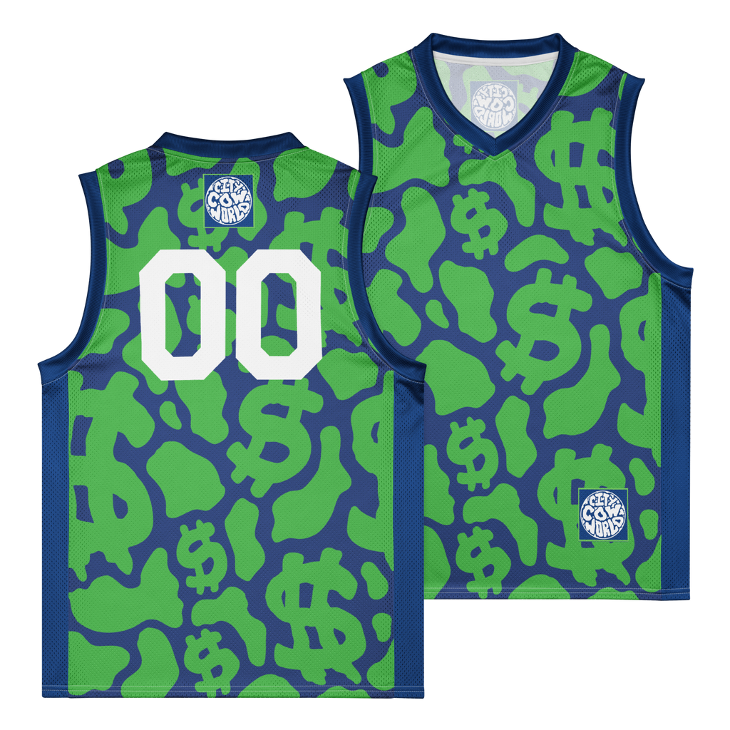 CA$H COW BASKETBALL JERSEY - PLANET COW