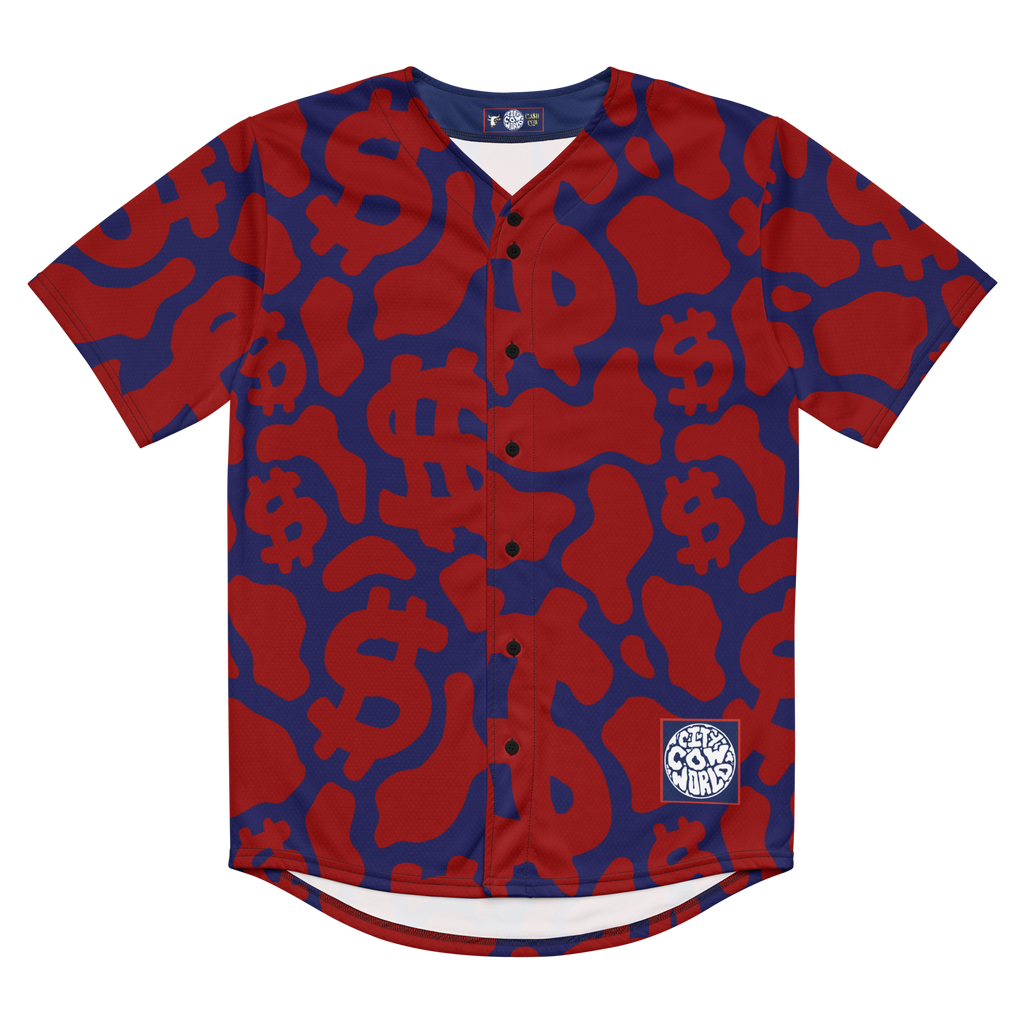 CA$H COW BASEBALL JERSEY - TWIN COW