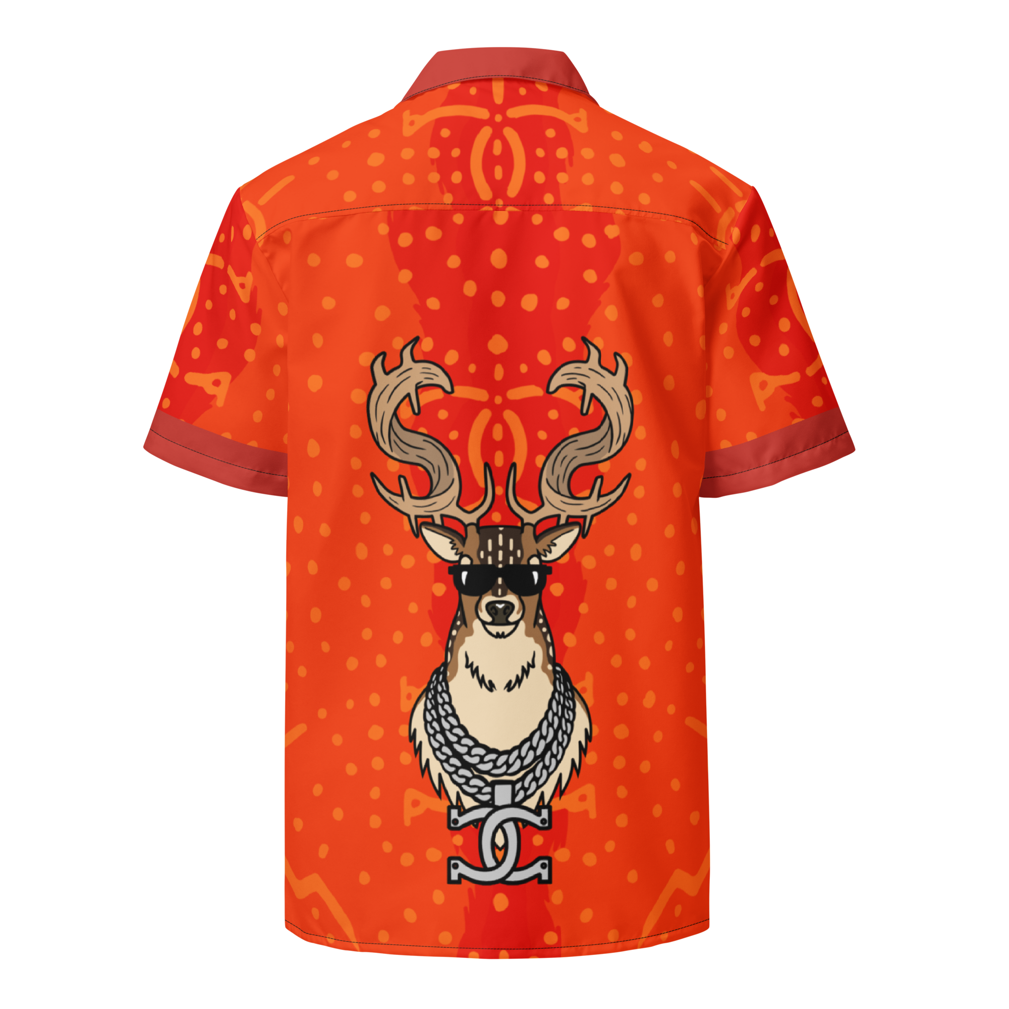 QUICK BUCK BUTTON UP - ORANGE
