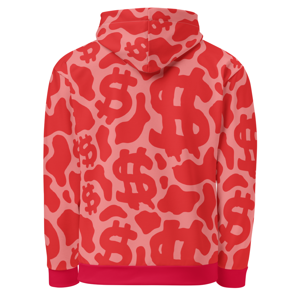 CA$H COW HOODIE - CHERRY CREAM