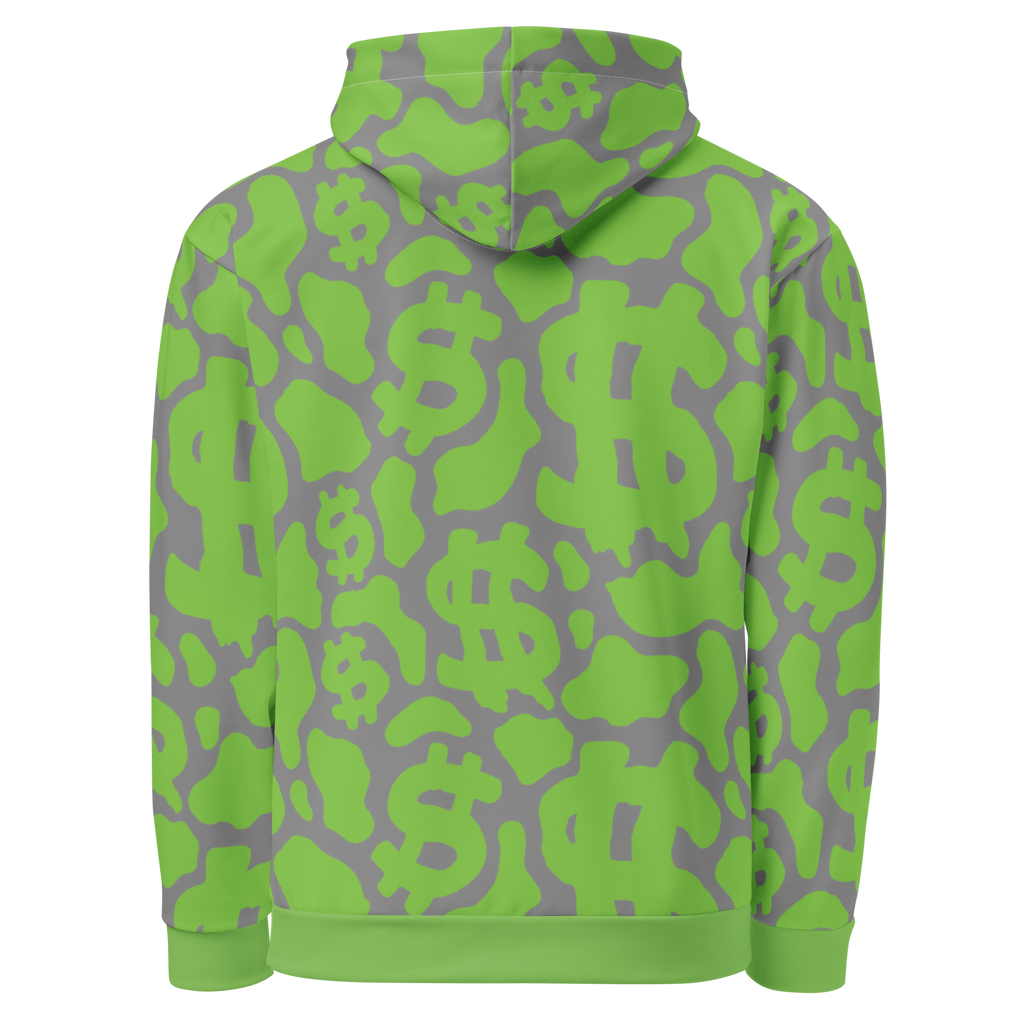 CA$H COW HOODIE - LIME $LIME