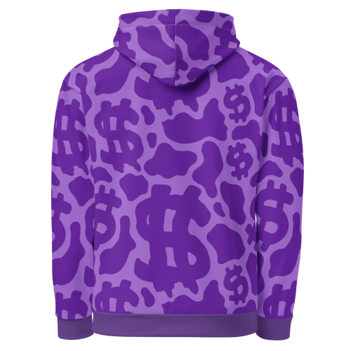 CA$H COW HOODIE - GRAPE $ODA