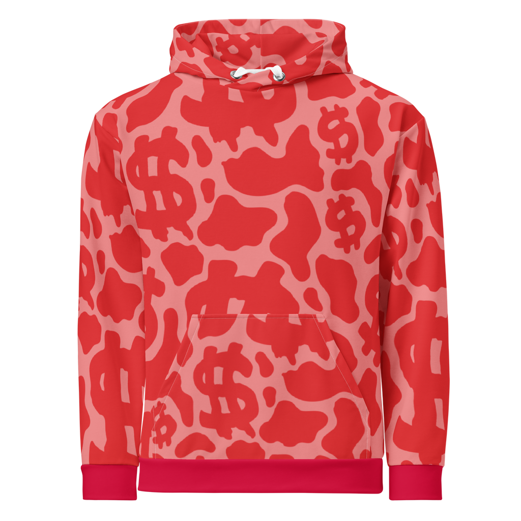 CA$H COW HOODIE - CHERRY CREAM