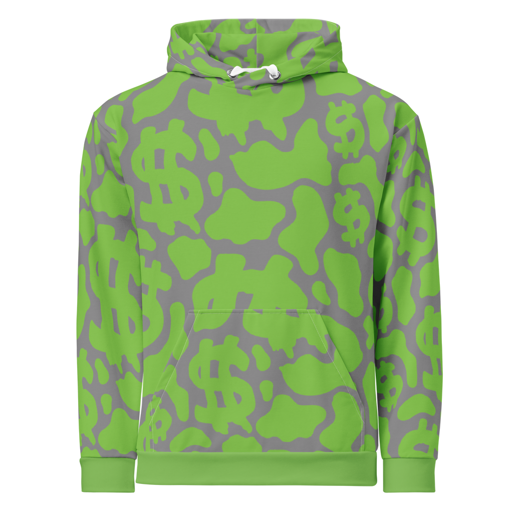 CA$H COW HOODIE - LIME $LIME