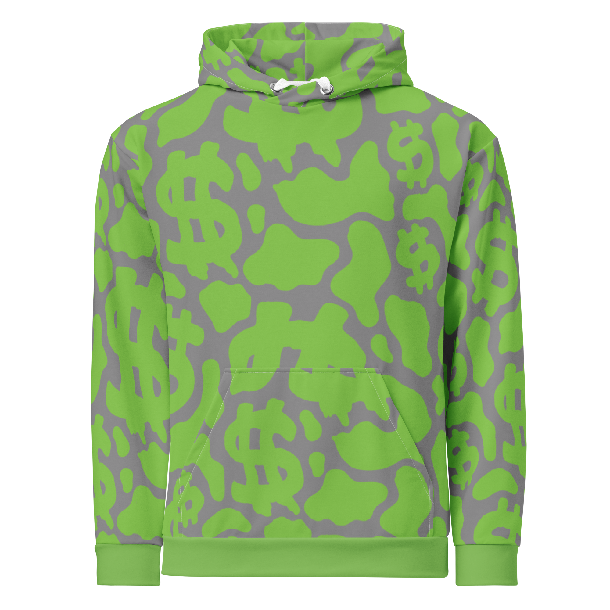 CA$H COW HOODIE - LIME $LIME