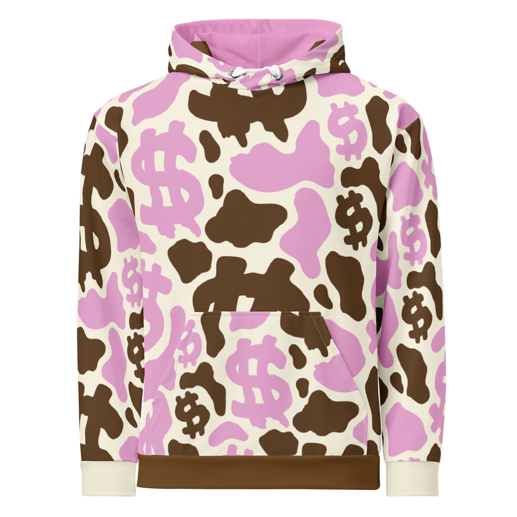 CA$H COW HOODIE - NEAPOLITAN
