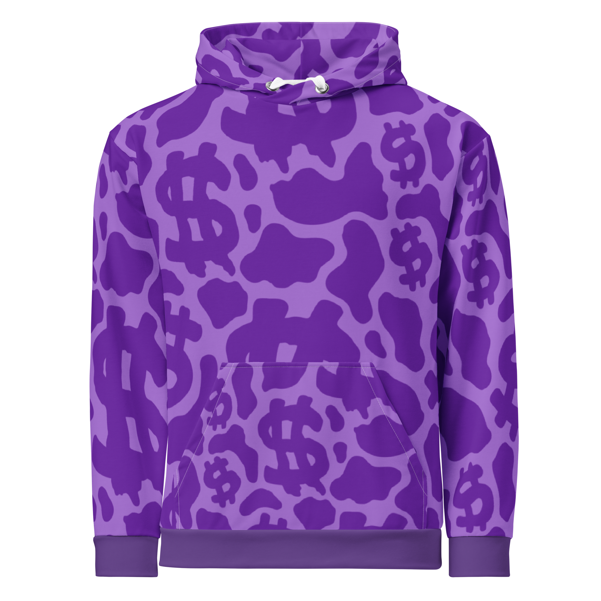 CA$H COW HOODIE - GRAPE $ODA
