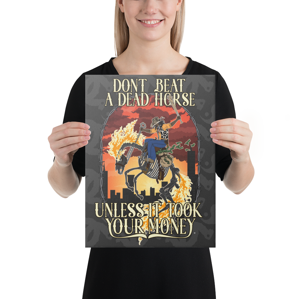DEAD HORSE -  Canvas Print