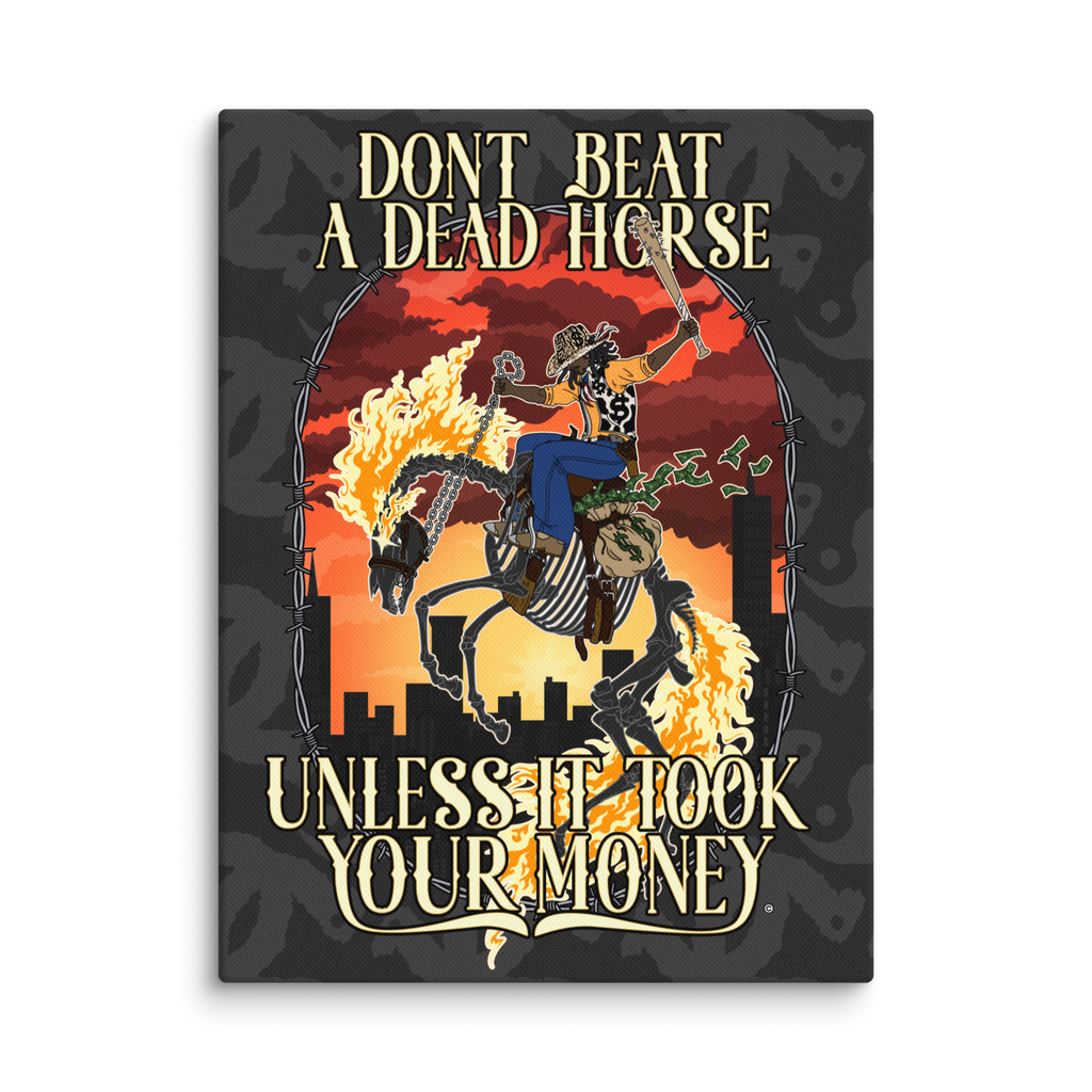 DEAD HORSE -  Canvas Print
