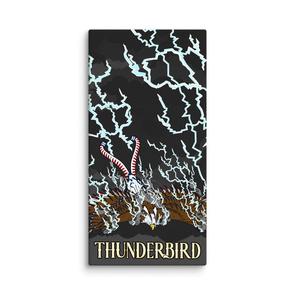 MAKE IT RAIN, THUNDERBIRD - Canvas Print
