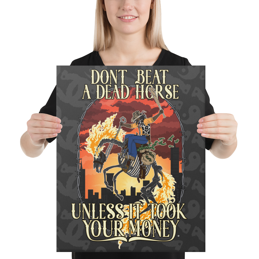 DEAD HORSE -  Canvas Print