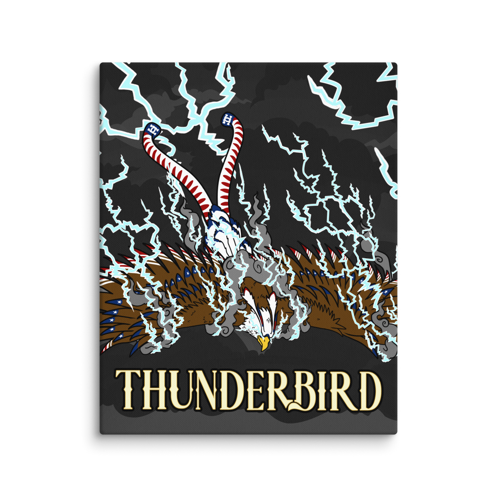 MAKE IT RAIN, THUNDERBIRD - Canvas Print
