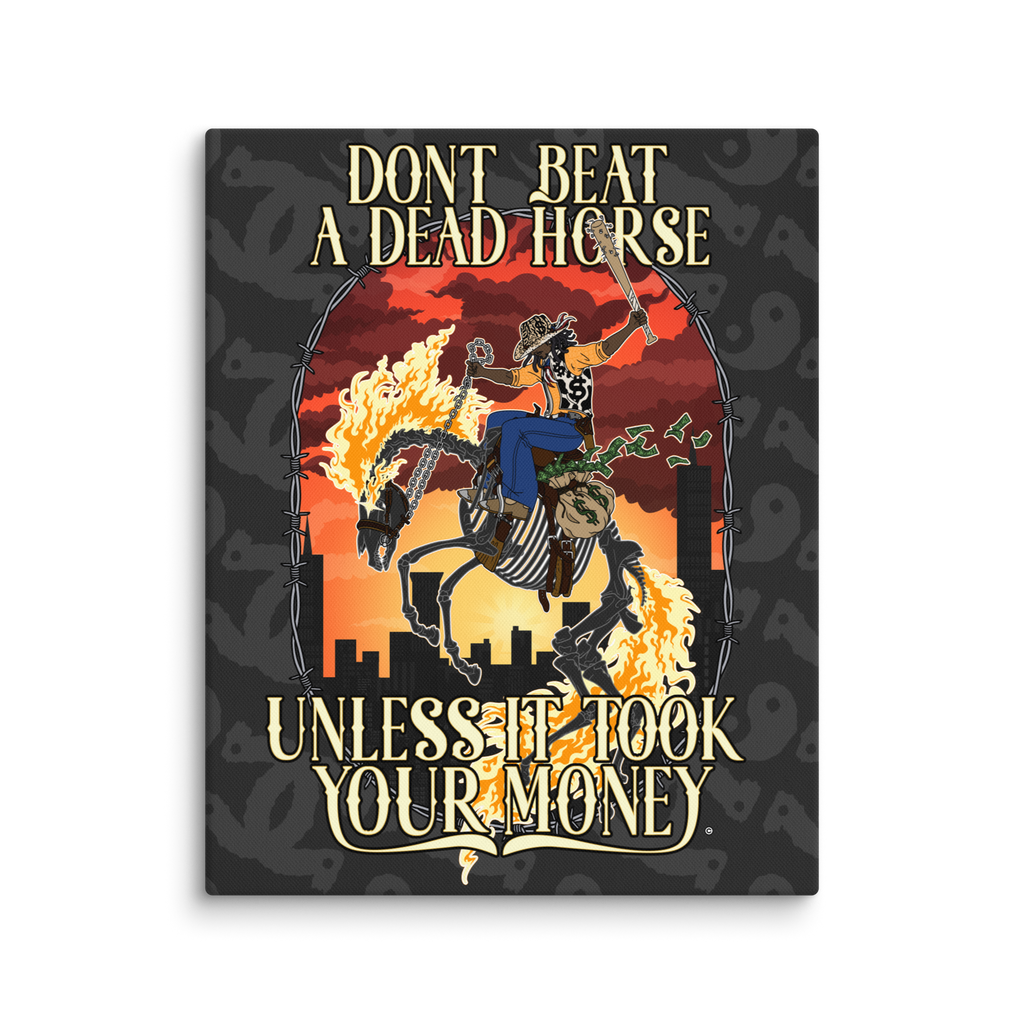 DEAD HORSE -  Canvas Print