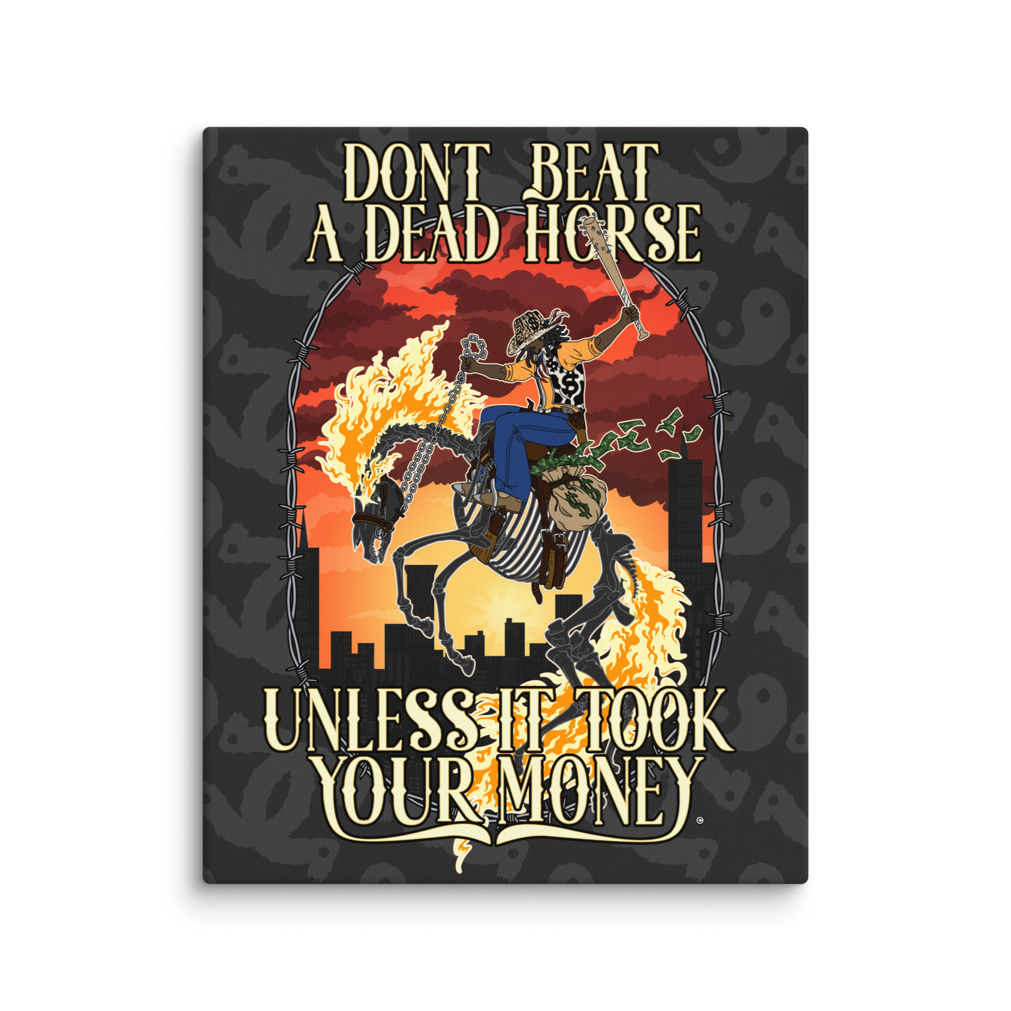 DEAD HORSE -  Canvas Print