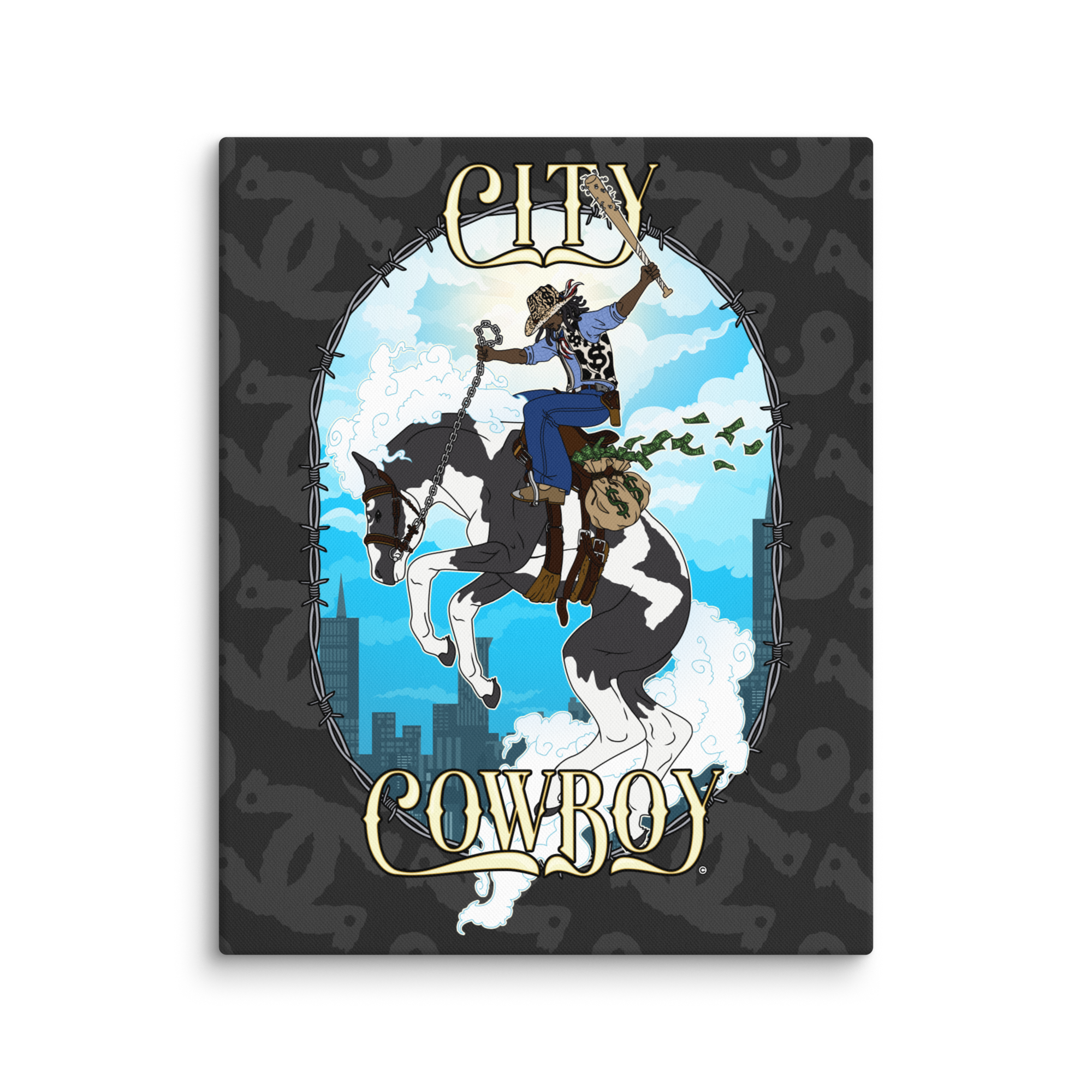CITY HORSE -  Canvas Print