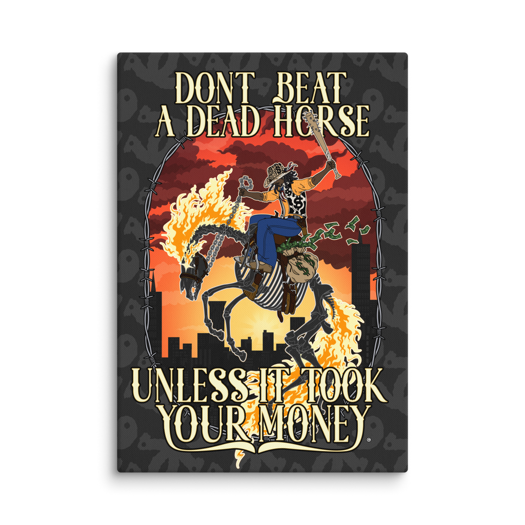 DEAD HORSE -  Canvas Print