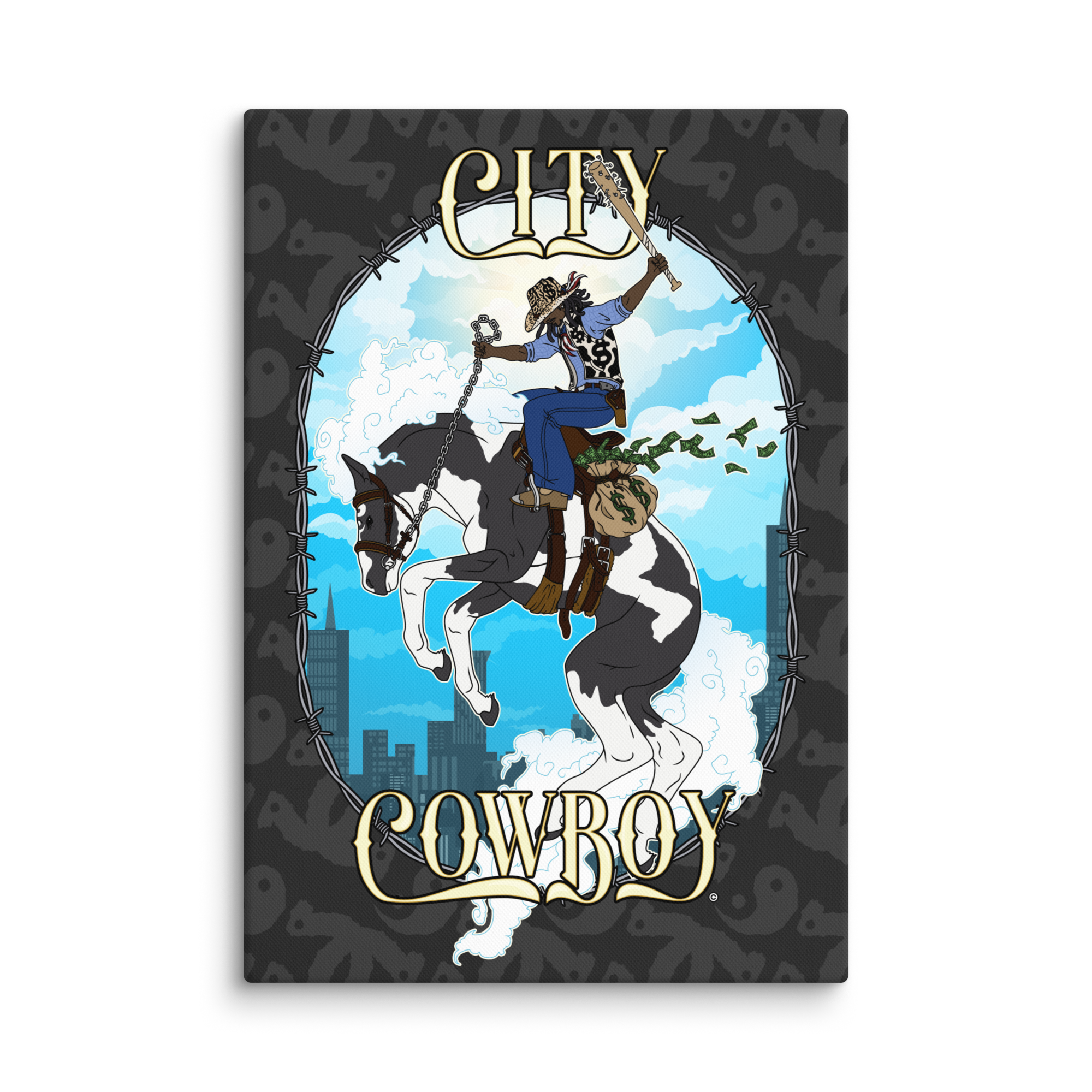 CITY HORSE -  Canvas Print