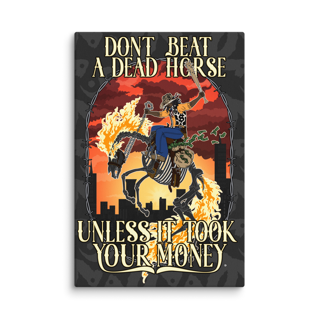 DEAD HORSE -  Canvas Print