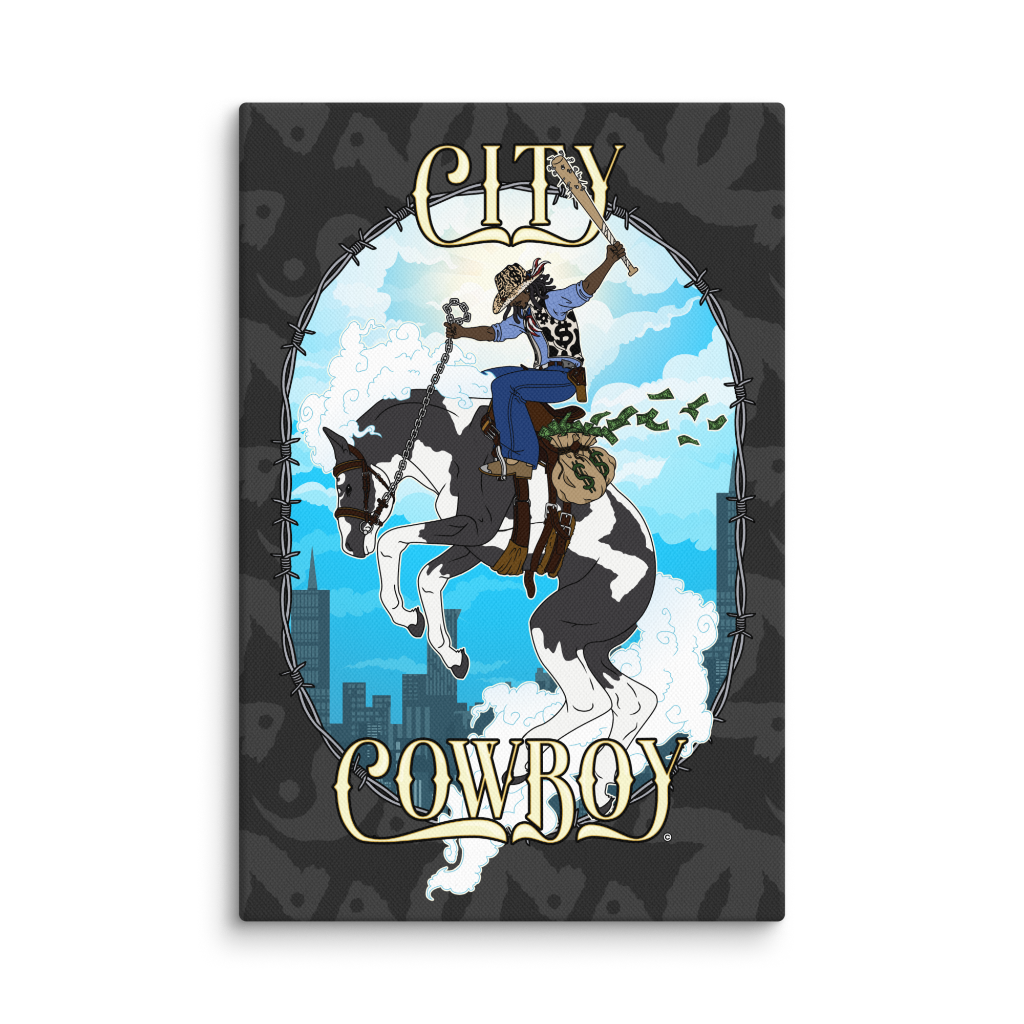 CITY HORSE -  Canvas Print