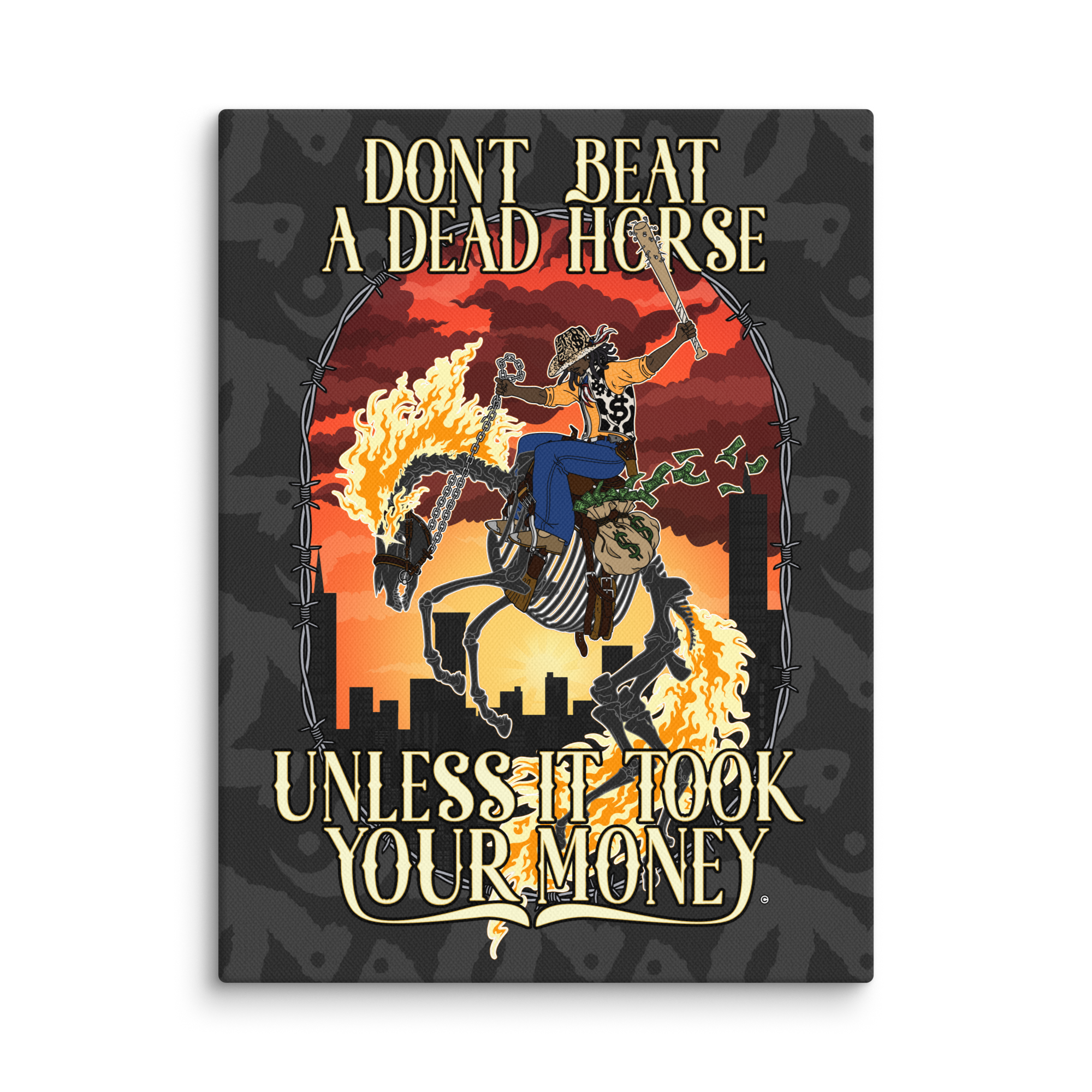 DEAD HORSE -  Canvas Print