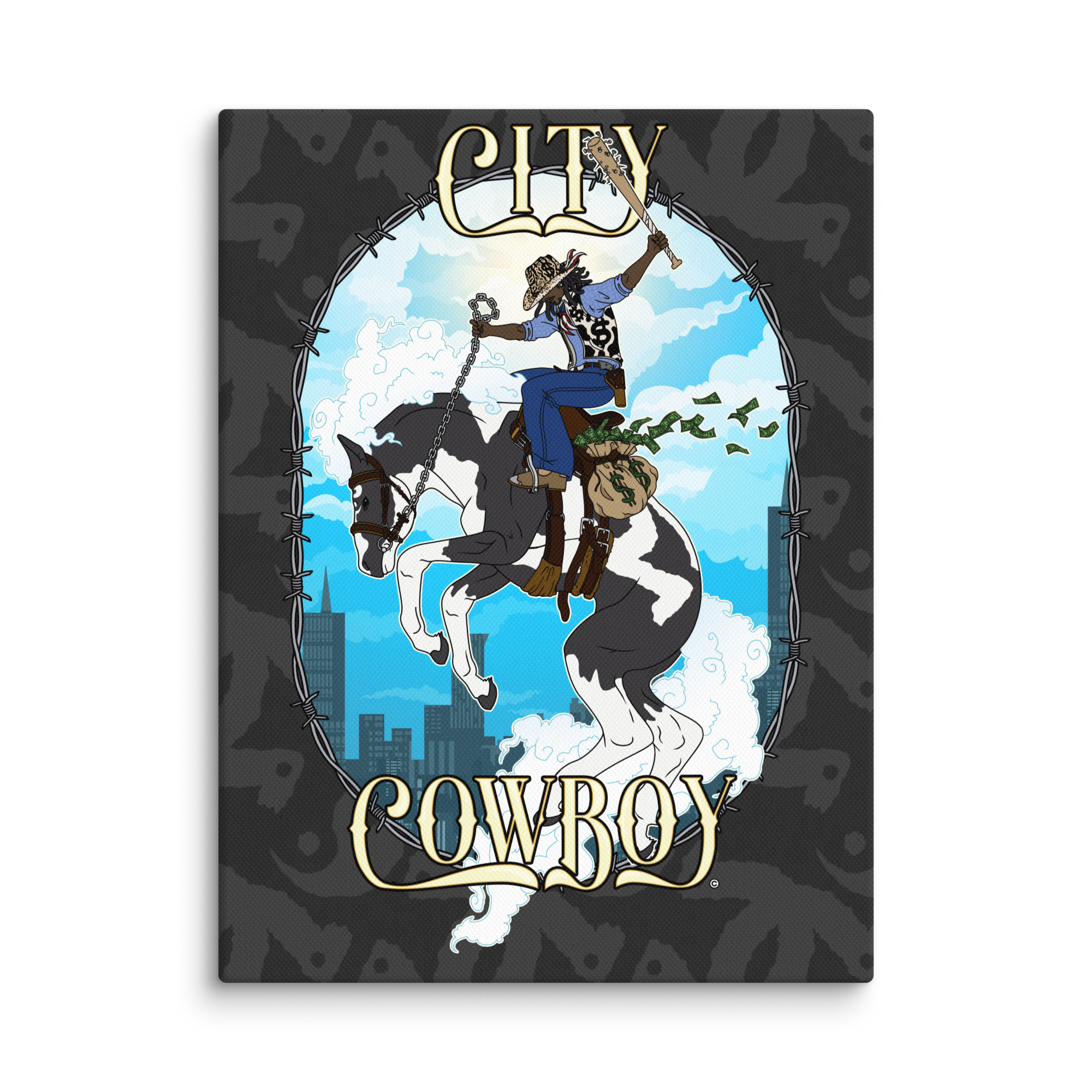 CITY HORSE -  Canvas Print