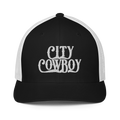 City Cowboy Trucker Cap - WHITE LETTERS