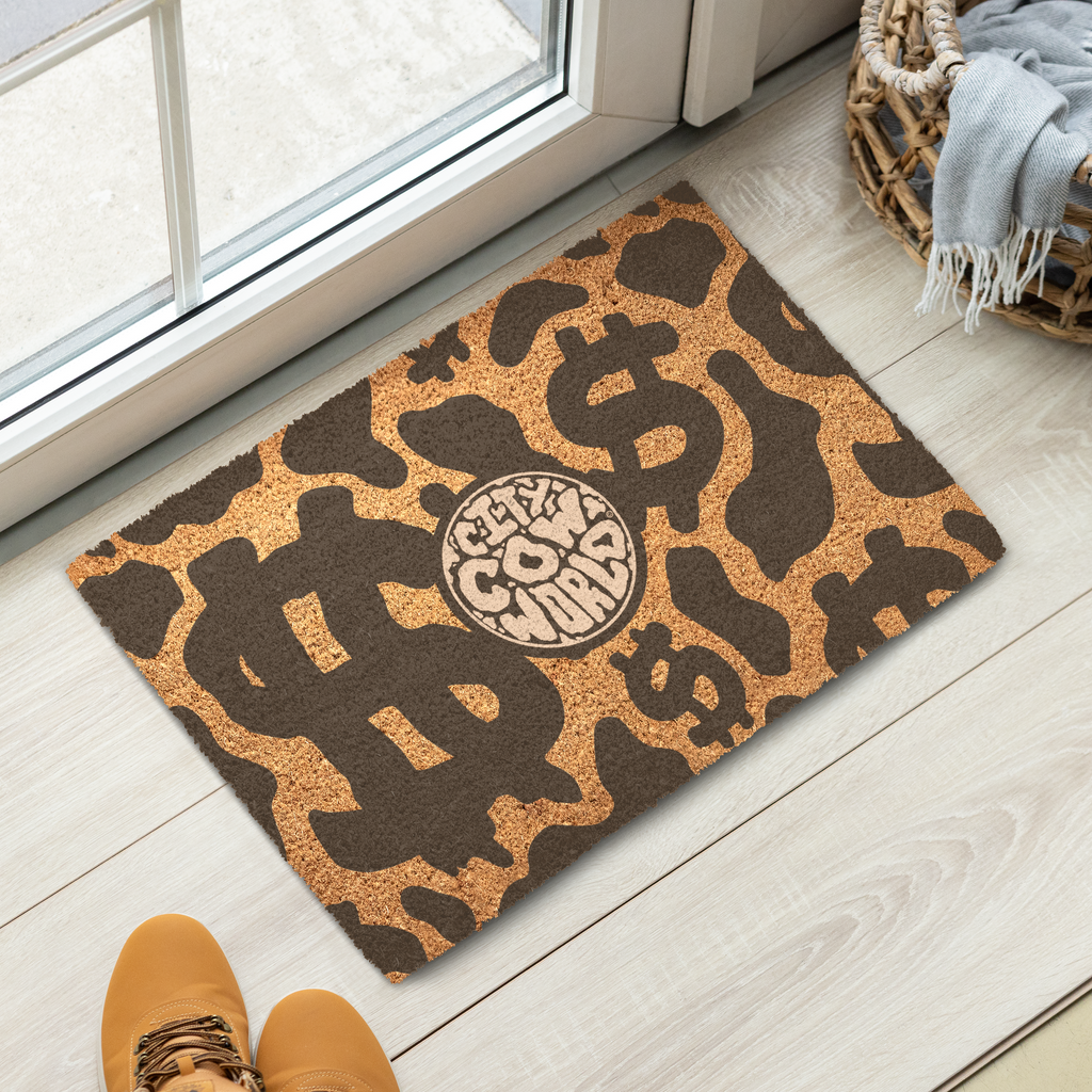 CITY COW WORLD DOORMAT