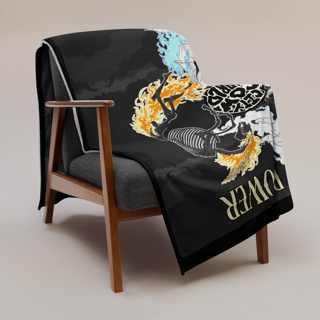 HORSE POWER - Throw Blanket