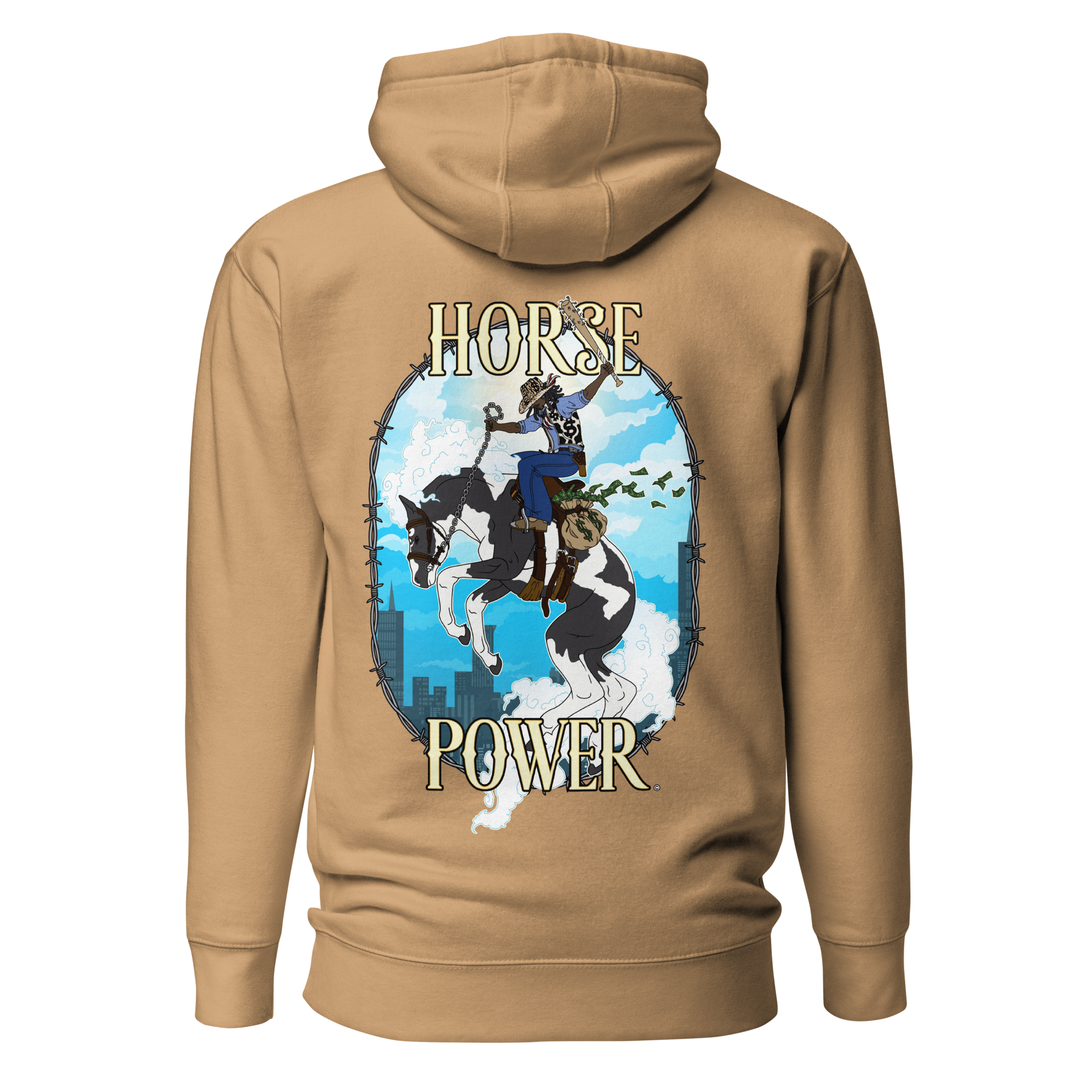 City Cowboy Unisex Hoodie - HORSE POWER