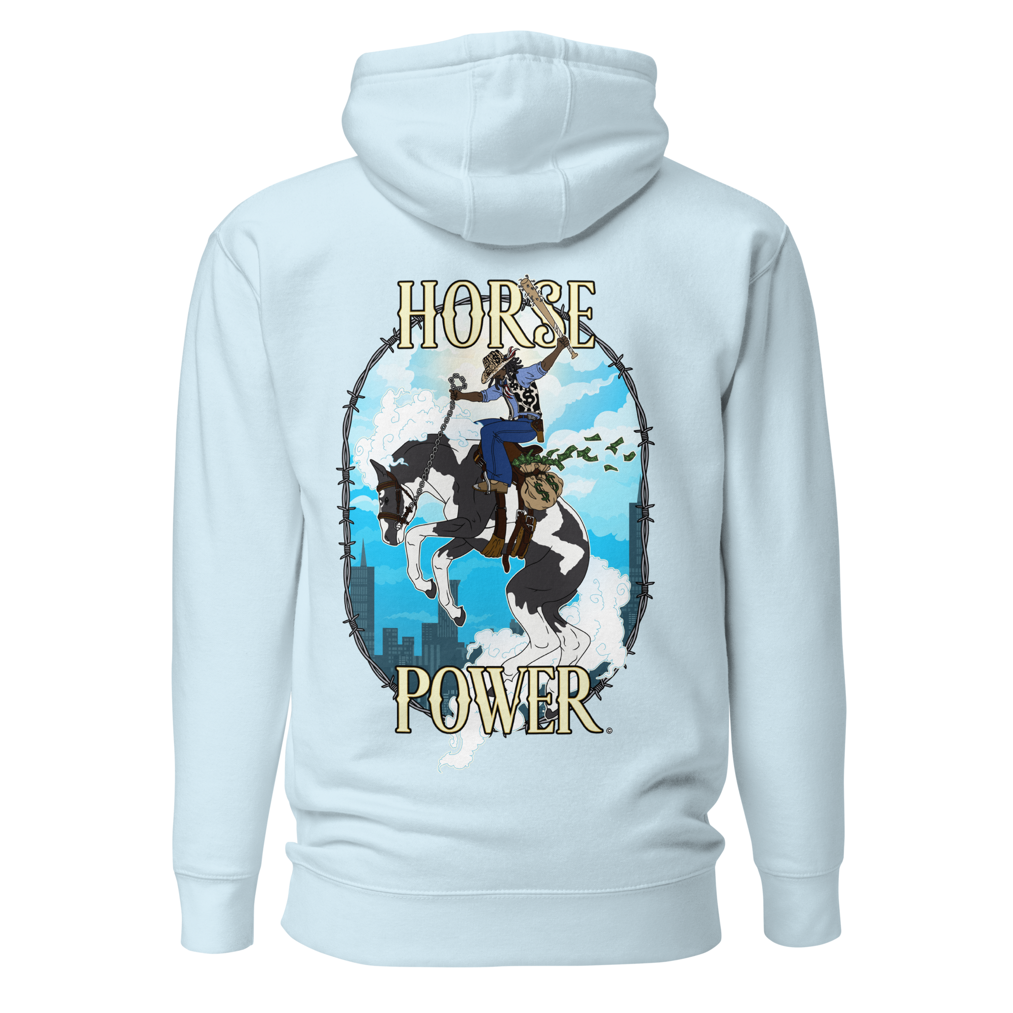 City Cowboy Unisex Hoodie - HORSE POWER