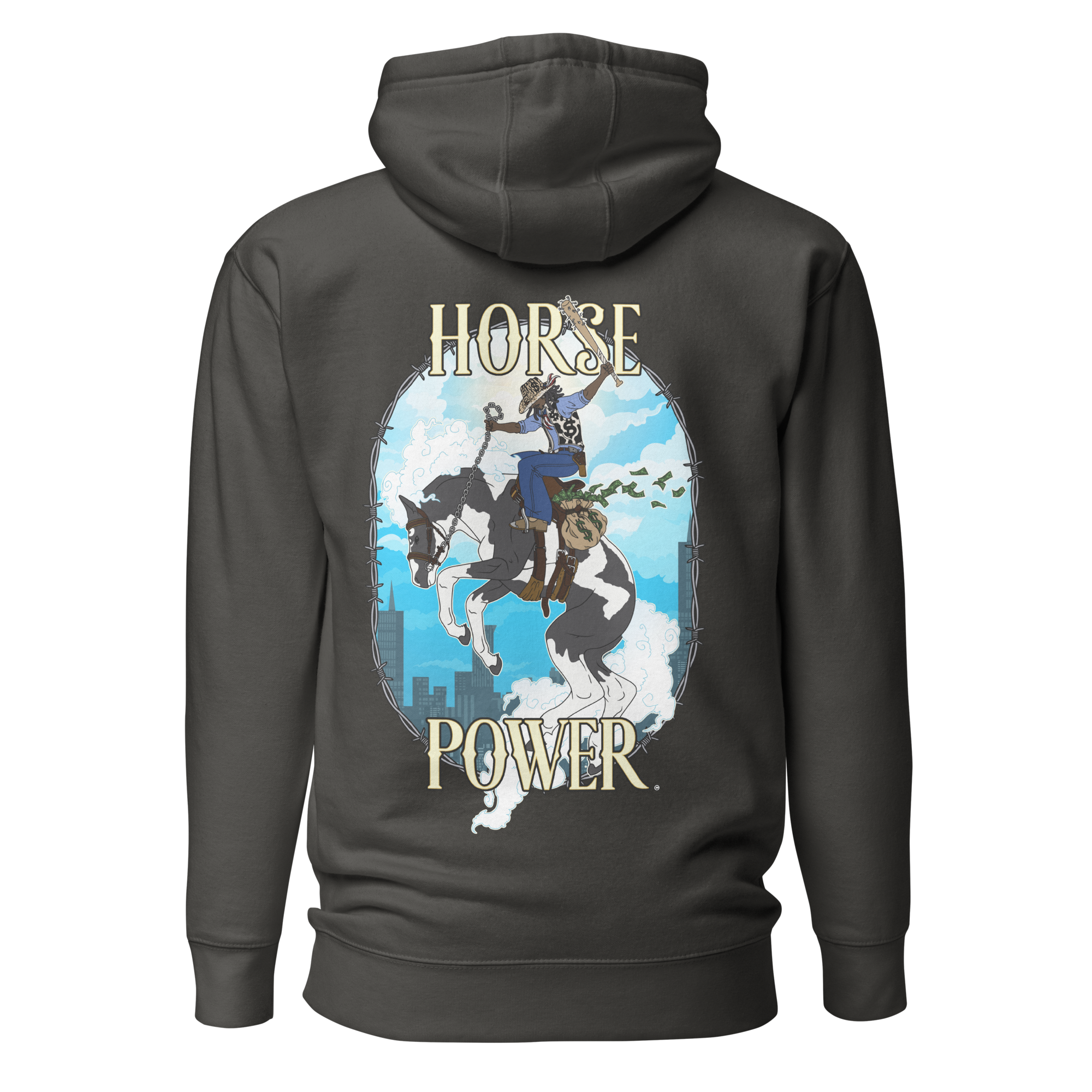 City Cowboy Unisex Hoodie - HORSE POWER